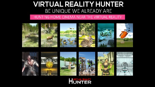VR Hunter - set laserové støelnice